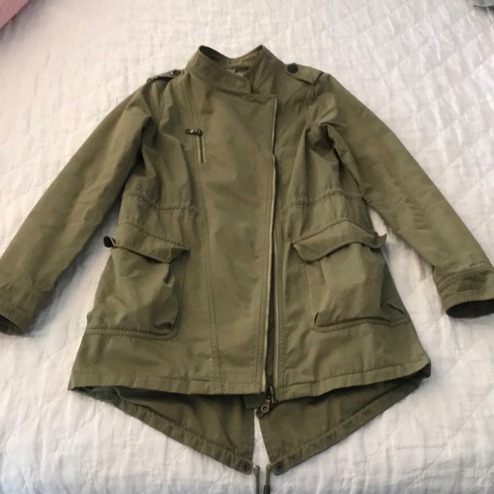 Celtic & Co army Green Fall Jacket.